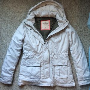 White Hollister Jacket