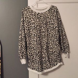 Leopard long sleeve shirt