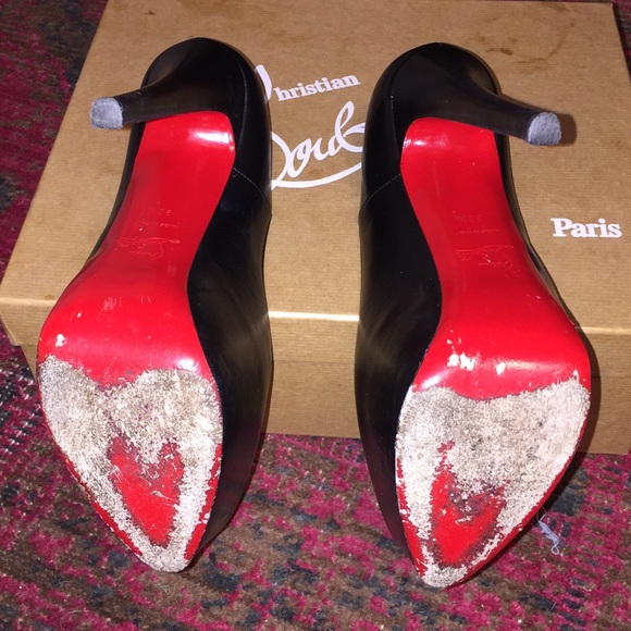 SOLD! Christian louboutin daffodile 8.5 black - Picture 4 of 4