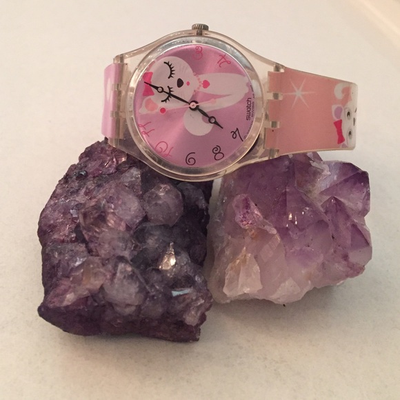 Swatch Accessories - Pink cat swatch