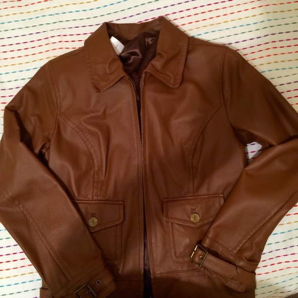 Issac Mizarahi 100% Leather Jacket