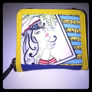 Genuine leather BRIGHTON FASHIONISTA sm ZIPWALLET