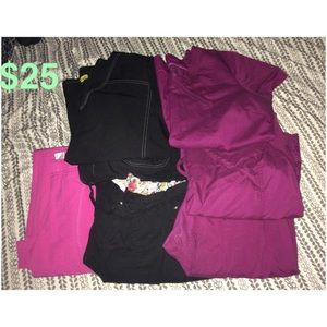 Lot of scrubs. 3 shirts and 4 pants. Size medium.