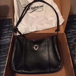 Brighton black leather purse