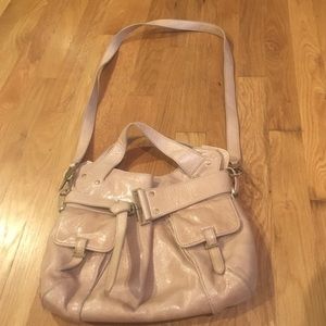 Kooba nude cross body bag with handles