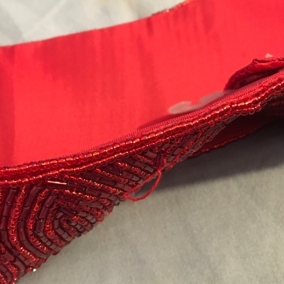 NWT red beaded belt - Picture 6 of 7
