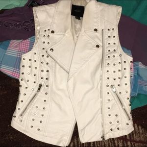 Forever 21 Cream/white Vest