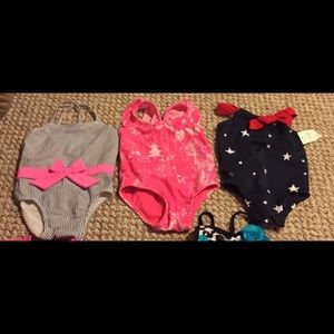 3 GAP bathing suits 0-6 months