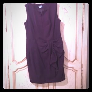 Wool purple dress