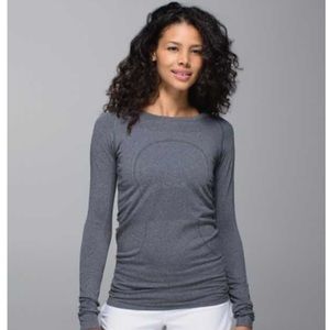 Long sleeve Athletic top.