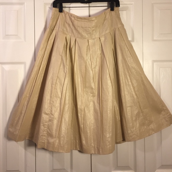 Gold shimmer skirt
