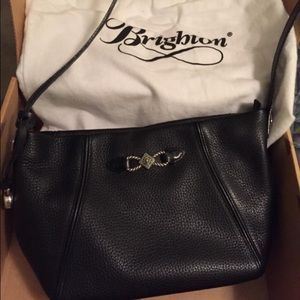 Brighton black leather purse