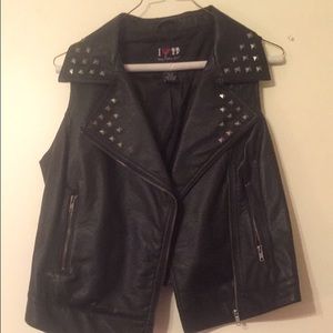 size large leather jacket