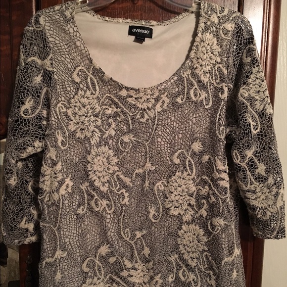 Elegant Lace cut work blouse.