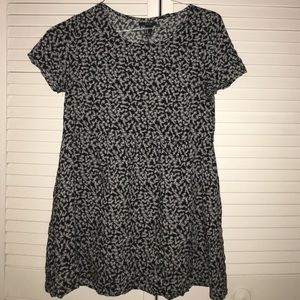 Black and White Casual Dress