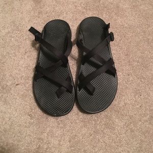 All black chacos !
