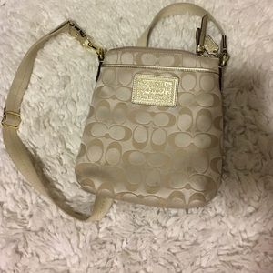 Tan Coach Purse
