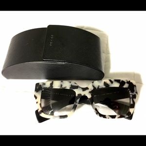 SOLD* Prada Poeme Squared Frame Sunglasses