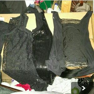 3 for the $ of 1. Black tanks