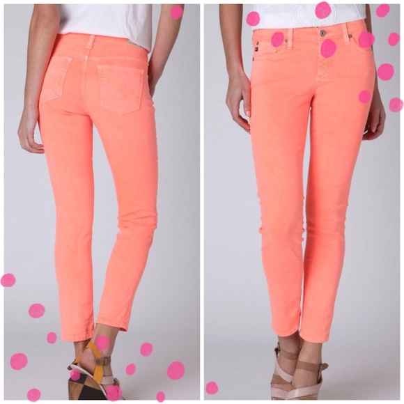 AG Stevie Ankle Tangerine Jean