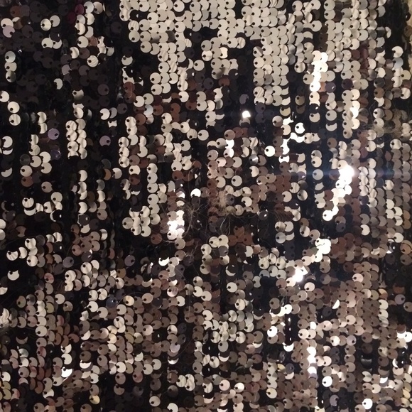 Nordstrom: Strapless Black Sequin Mini Dress - Picture 3 of 3