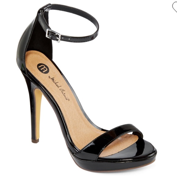 Ankle strap stiletto heel