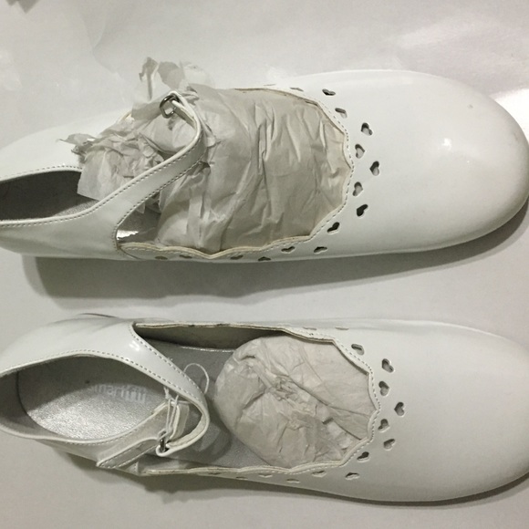 Girls White Wedding Dress Shoes