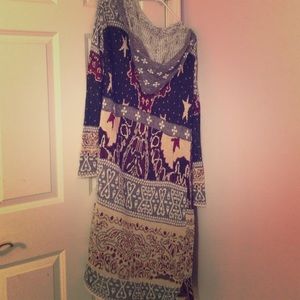 Free People Long Cardigan