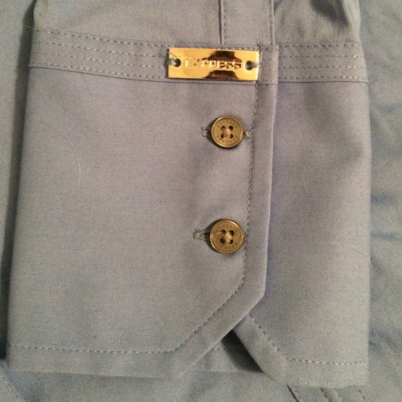 Express blue button down - Picture 2 of 4