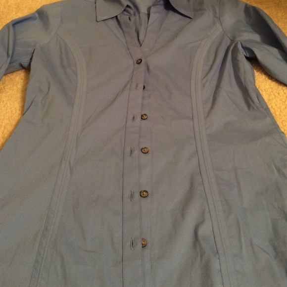 Express blue button down - Picture 4 of 4
