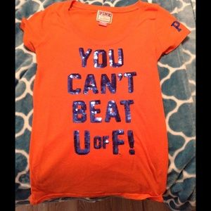 Pink university of Florida shirt
