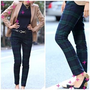 Banana Republic Plaid Ankle Trouser