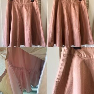 Banana Republic Heritage Rosegold Aline Silk Skirt