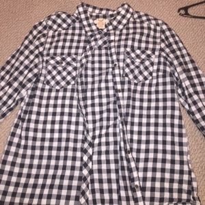 Black and white flannel