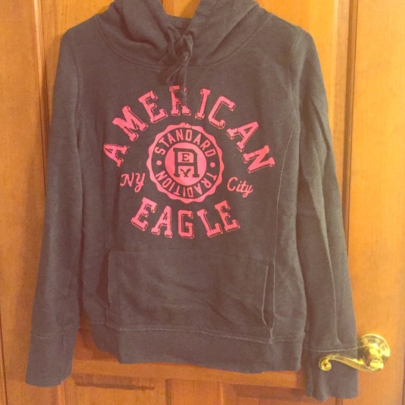 Blue and pink sweatshirt