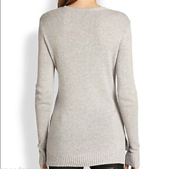 SOLD BCBG MAX AZRIA Rooney Owl Gray Sweater - Picture 3 of 3