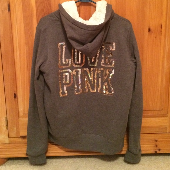 PINK furry zip-up