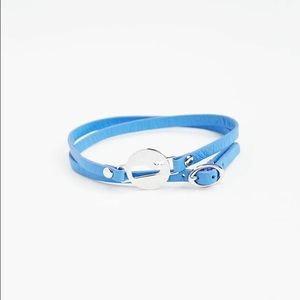 Vineyard Vines Leather Disk Wrap Bracelet