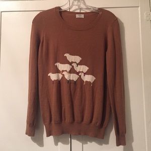 Madewell Sheep Print Sweater