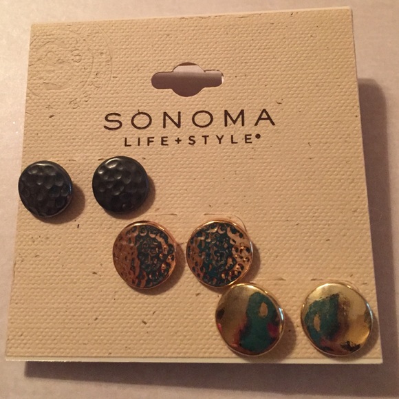 Sonoma 3 Set Stud Earrings