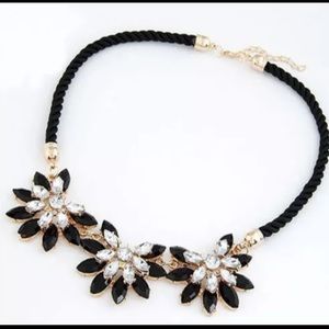 Tri-Flower Statement Necklace