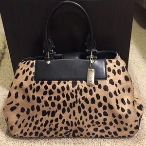 DKNY leopard print handbag in great condition