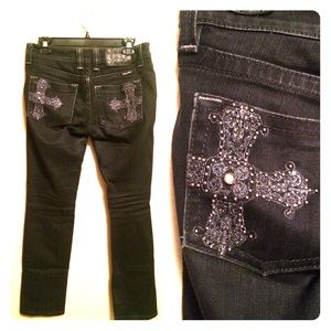 Black Miss Me Skinny Jeans!