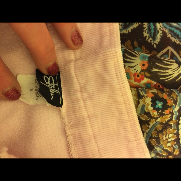 Mini corduroy skirt,  light pink,  size small - Picture 2 of 5