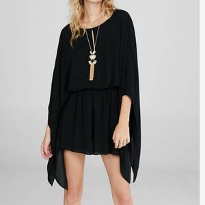 Express Black Kimono Romper