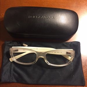 Dolce Gabbana glasses with dusty bag and case