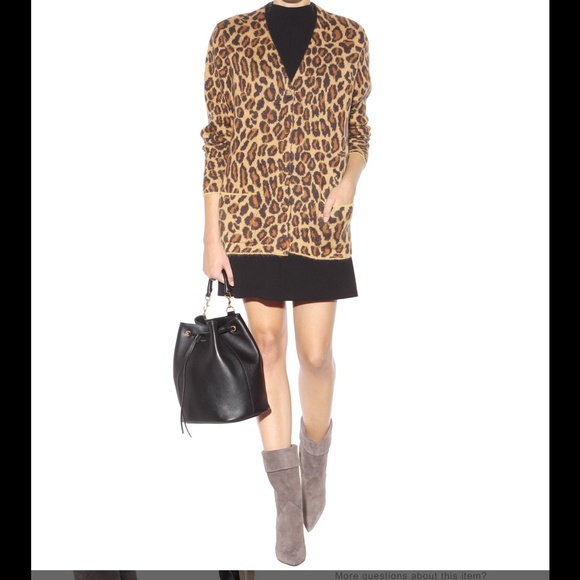 SAINT LAURENT suede wedge boots - Picture 2 of 4