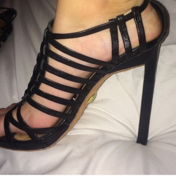 Designer Lamb Verde Cuoio Heels