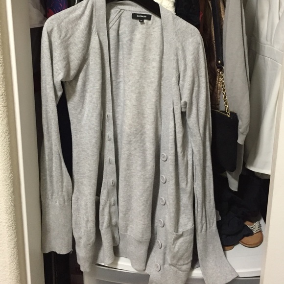 Grey express cardigan
