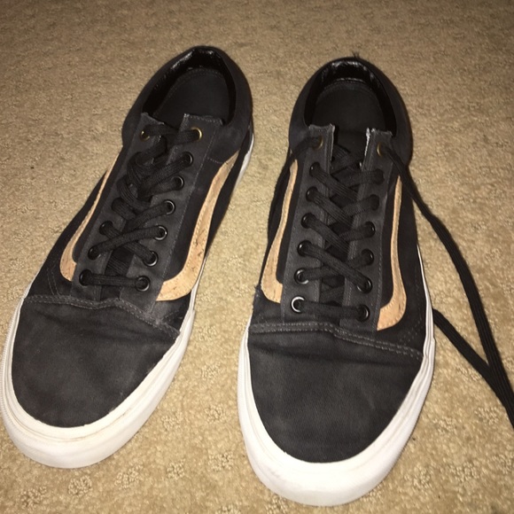Black/Cork Vans
